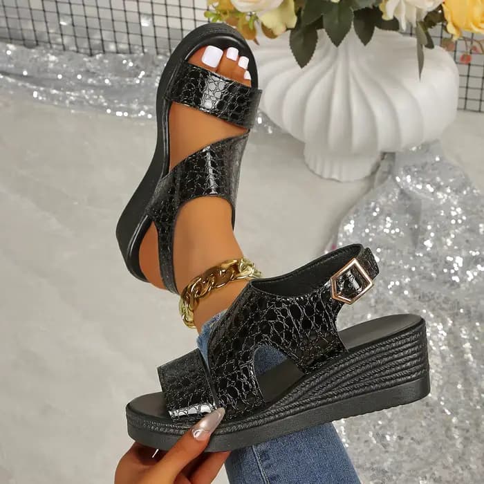 Sandales pour femmes 2026 – Nouveauté été – Sandales de plage et d'extérieur confortables à talons c