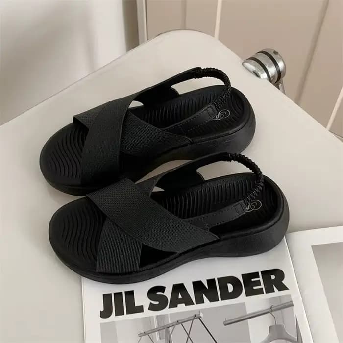 Sandales à semelles épaisses pour femmes, nouvelle collection été 2026, tongs de plage respirantes e