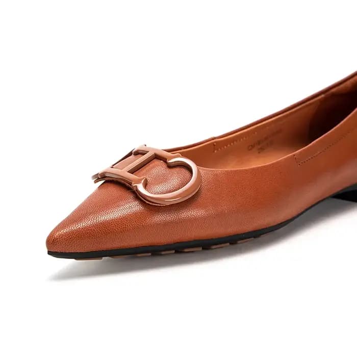 Chaussures plates à bout pointu pour femmes, chaussures plates simples et pures, confortables, solid