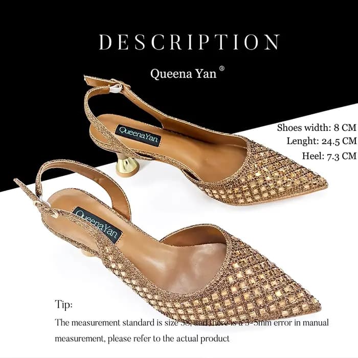 Chaussures à talons hauts et mini sac assorti Queena Yan, essentiel pour les banquets, les fêtes, le