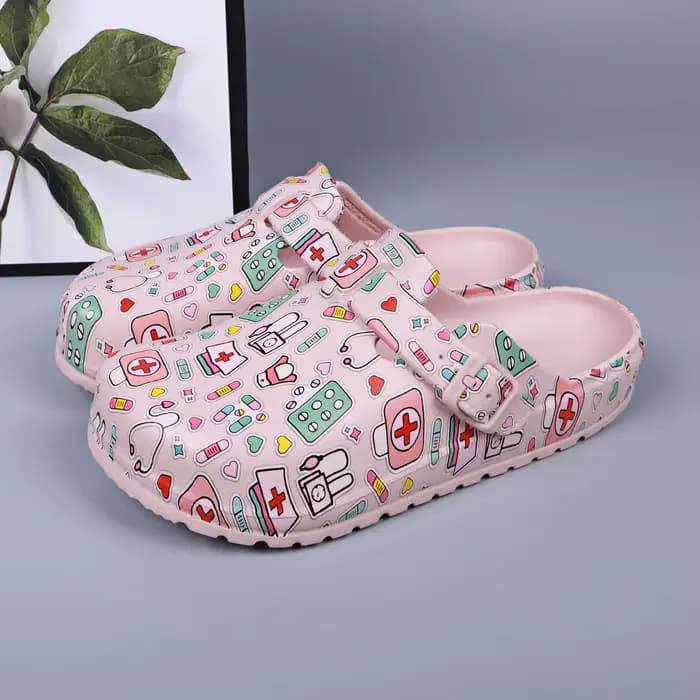 Sabots plateforme pour femmes, chaussures douces antidérapantes à bout fermé, sandales de plage pour