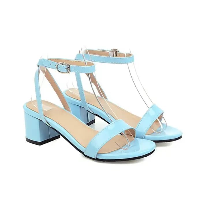 REAVE AGAN-Sandales Peep Parker à Talons Épais pour Femme, Chaussures de Soirée Concises, Élégantes,