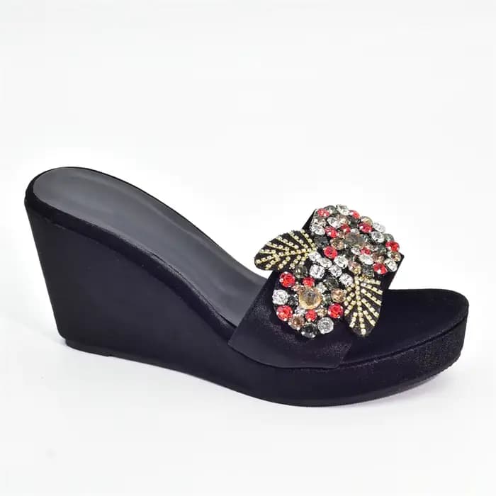 Chaussures italiennes à l'offre elles compensées pour femmes, sandales à talons hauts, design biscui