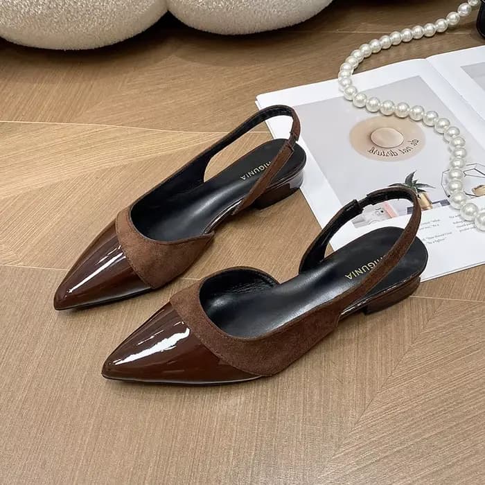 Nouvelle couverture orteil femmes sandales mode sans lacet Singbacks chaussures Eelgant extérieur ta