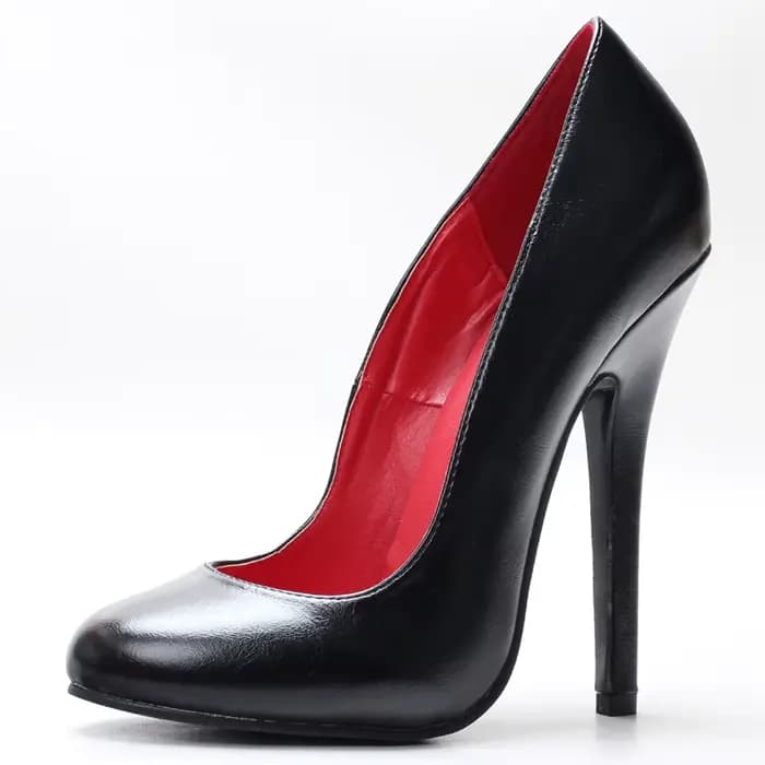 Chaussures à talons aiguilles 5.5 pouces, escarpins unisexes élégantes à bout rond pour boîte de nui