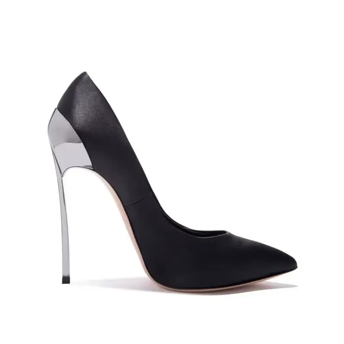 Arden Furtado-Escarpins pointus à talons fins en métal, chaussures à talons super hauts, peu profond