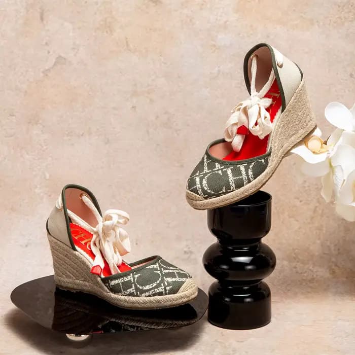 Sandales pour femmes 2025 nouvelles sandales à talons inclinés inférieurs en chanvre chaussures pour