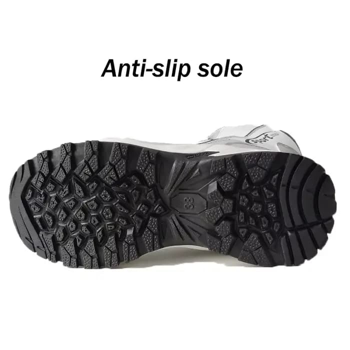 Bottes de neige imperméables pour femmes, chaussures chaudes, fourrure mi-mollet, légères, pour la m