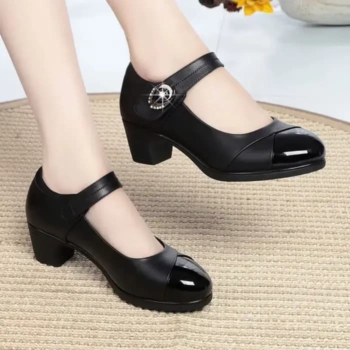 Bombas De Mujeres femmes mignon doux rouge sans lacet chaussures à talons hauts dame décontracté con