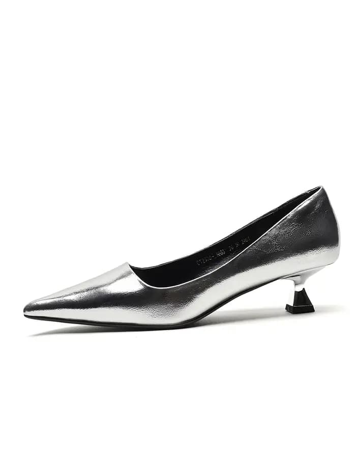 Escarpins pointus en cuir fendu pour femmes, escarpins sexy pour dames, talons fins, chaussures de s