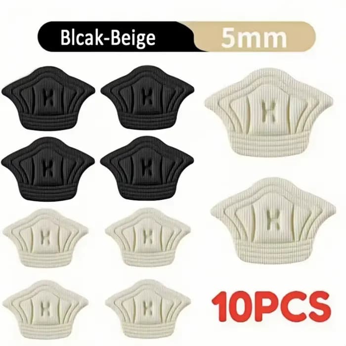 5 paires de semelles intérieures pour chaussures, coussinets de talon pour chaussures de Sport, tail