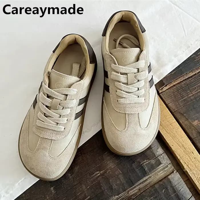 Careaymade-Chaussures en cuir véritable pour femmes, grande taille, semelle souple conviviale rée, p