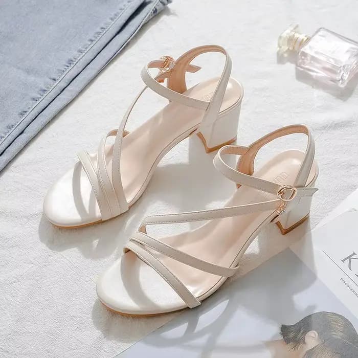 Sandales en cuir à talons hauts pour femmes, chaussures Parker ouvertes, escarpins de travail de bur