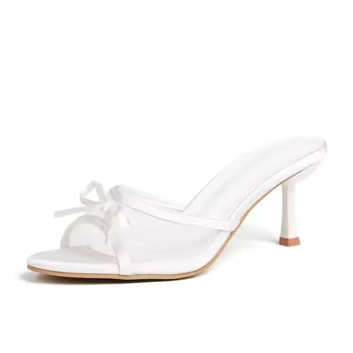Sandales à talons hauts pour femmes, nouvelle marque de luxe, pantoufles polyvalentes, simples et fi