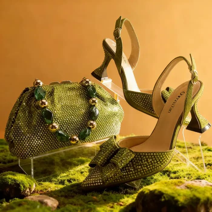 Queena Yan brillant mode italienne bout pointu femmes chaussures à talons hauts effet de couleur mix
