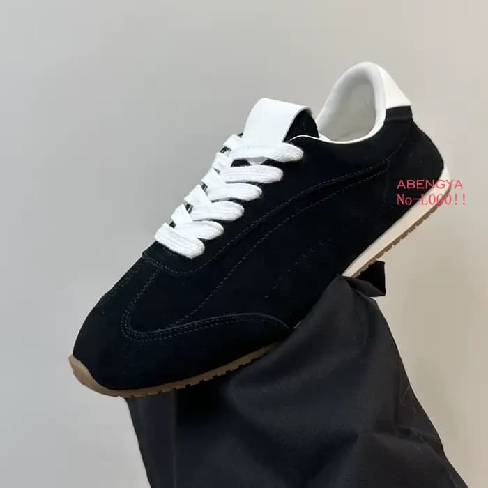 Mocassins plats en daim kaki pour femmes, chaussures de marche en cuir à lacets, espadrilles décontr