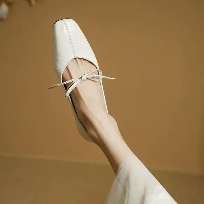 MORAZORA chaussures en cuir véritable femmes chaussures plates couleur unie printemps été chaussures