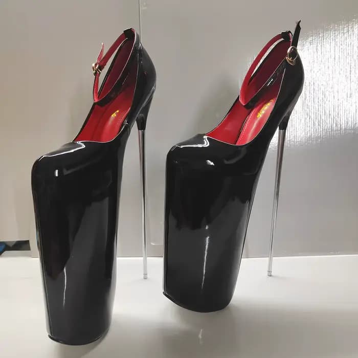 Pole Dance talons hauts 19/22/30cm plate-forme extrême femmes pompes talon en métal boucle de chevil