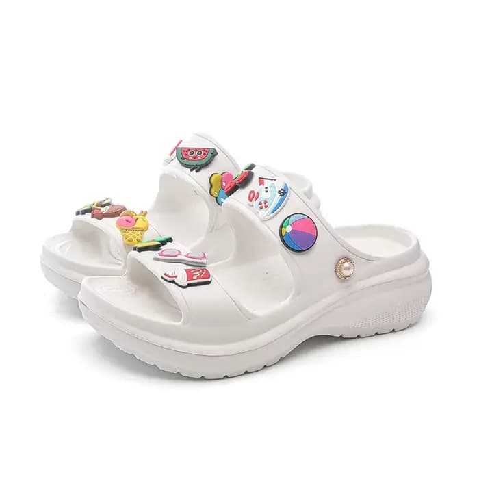 Sandales pour femmes 2023 coréen plate-forme compensée talons hauts dames chaussures en plein air pl