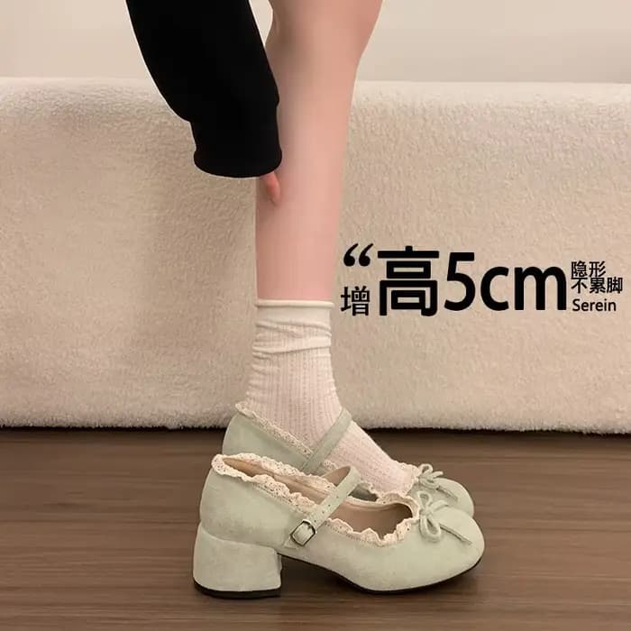 Chaussures Mary Jane en dentelle pour femmes, nouvelle collection printemps 2026, polyvalentes, avec