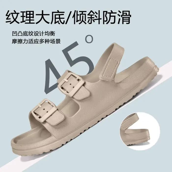 Sandales plates pour femmes, respirantes, légères, confortables, chaussures de plage, mode classique