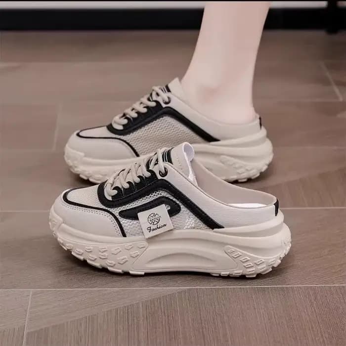 Sandales d'été 2026 pour femmes, à enfiler, tendance, en cuir souple, sabots respirants à bout ouver