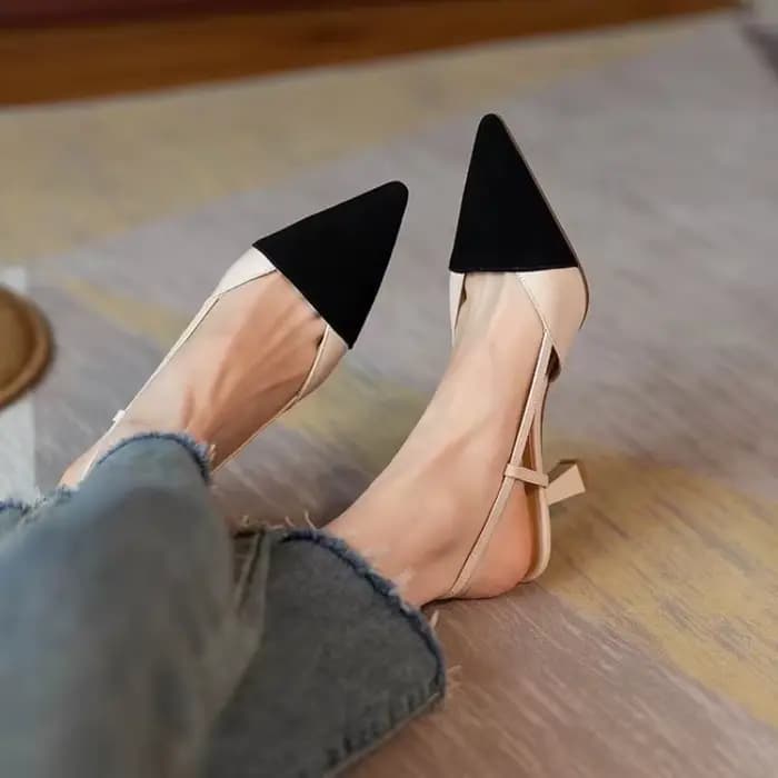 Sandales à Talons Hauts et Pointus pour Femme, Confortables, Simples, Châssis Aiguilles, Nouvelle Co
