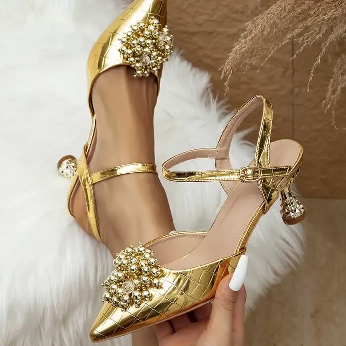 Été femmes sandales à talons taille 35 43 dames fête discothèque robe chaussures en cuir bride à la 