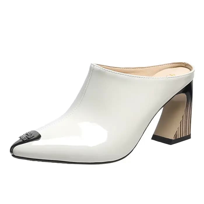 Sandales à talons hauts en cuir PU pour femme, chaussures de haute qualité, nouvelle collection été 