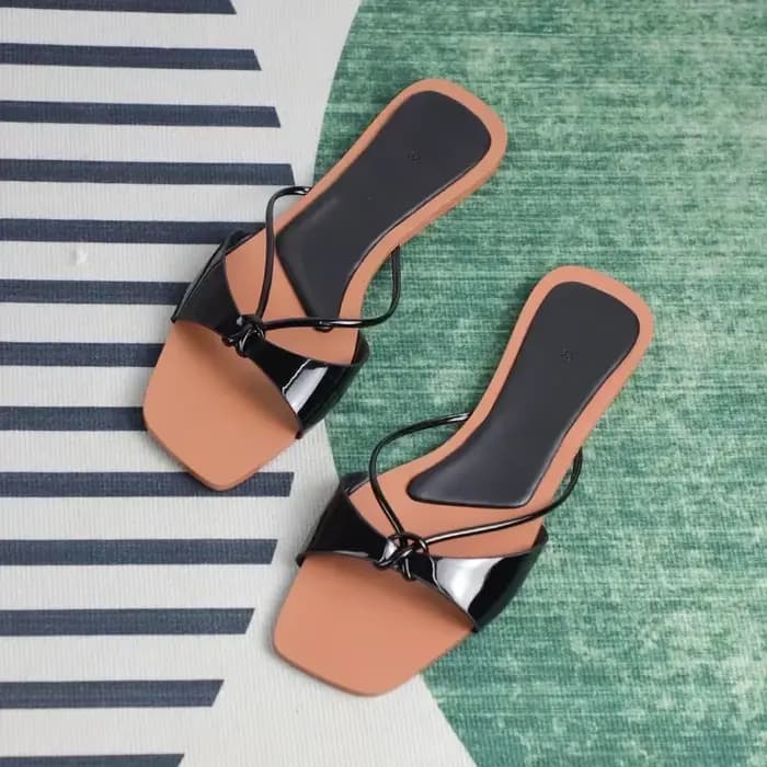 Chaussures d'été pour femmes, sandales de styliste à la mode, sexy, sangle fine, décontractées, plag