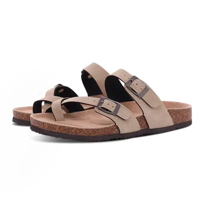 Kidmi nouvelle mode femmes sandales été sabots en liège sandales classique femmes Mules doux daim pl