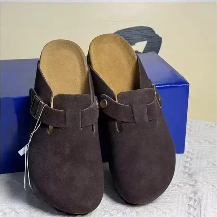 Nouvelles sandales en cuir Y2K 2026 pour hommes et femmes – Chaussures de plage rétro décontractées,
