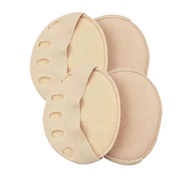 4 paires de demi-semelles pour femmes, pour talons hauts, avec coussinets d'avant-pied à cinq doigts
