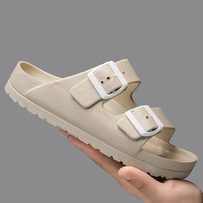 Chaussures Birken légères EVA pour femmes, pantoufles avec Double sangles réglables, sandales plates