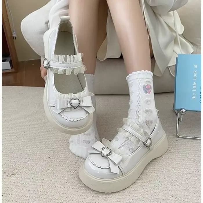 2025 nouvelle mode boucle femmes pompes printemps automne Mary Jane solide papillon noeud plate-form