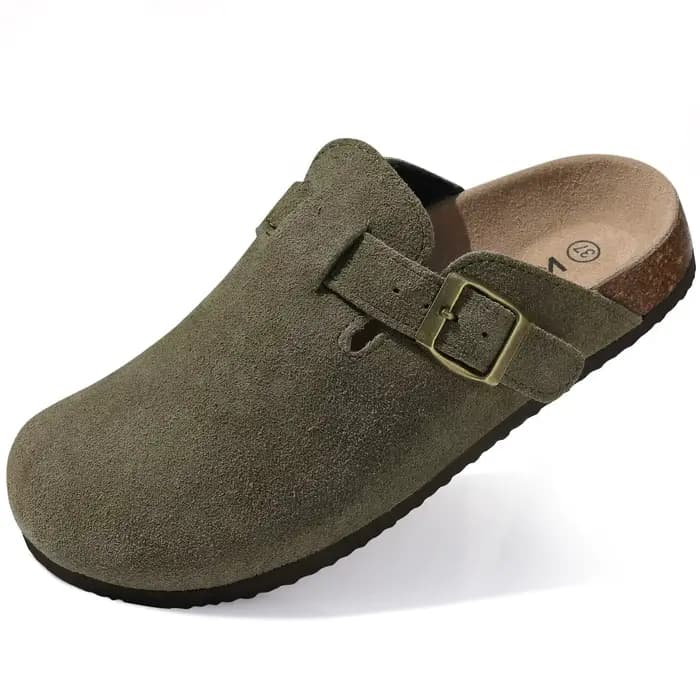 Shevalues sabots classiques pour femmes pantoufles mode semelle en liège Mules plates sandales de pl