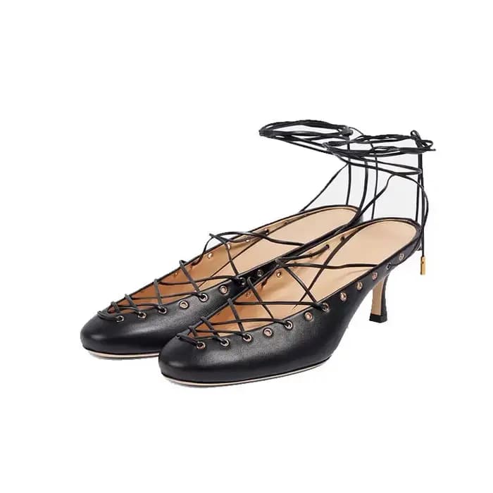 Nouveau talon 5.5cm mode sangle Mary Jane chaussures femmes bouche peu profonde chaussures simples t