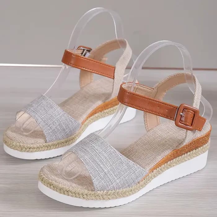 Été femme sandales chaussures chaussures souples femme sandales élégantes femme chaussures compensée