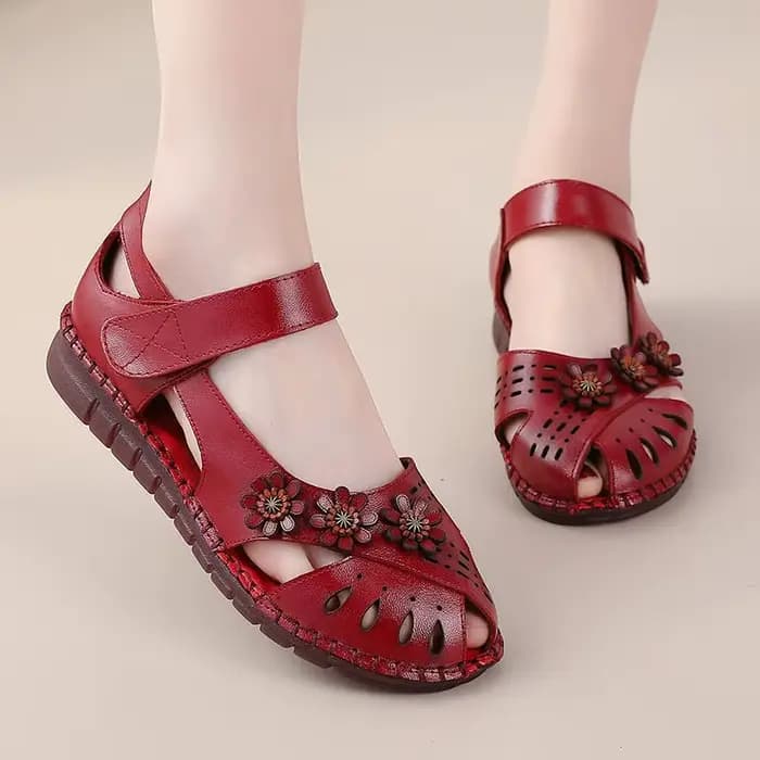 Nouvelles sandales d'été gladiateur femmes grande taille 43 femme sandales en cuir véritable dames p