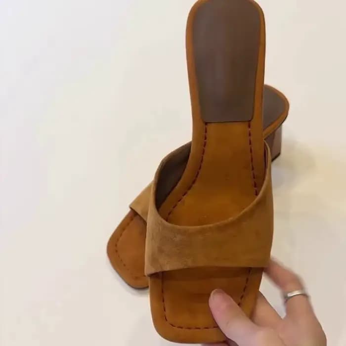 Sandales et mules à talons hauts pour femmes 2026, nouvelle collection française sexy à bout ouvert 