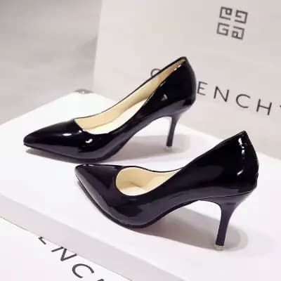 Escarpins nus pour femmes, chaussures à talons hauts, mode féminine, cuir verni, Sexy, bout pointu, 