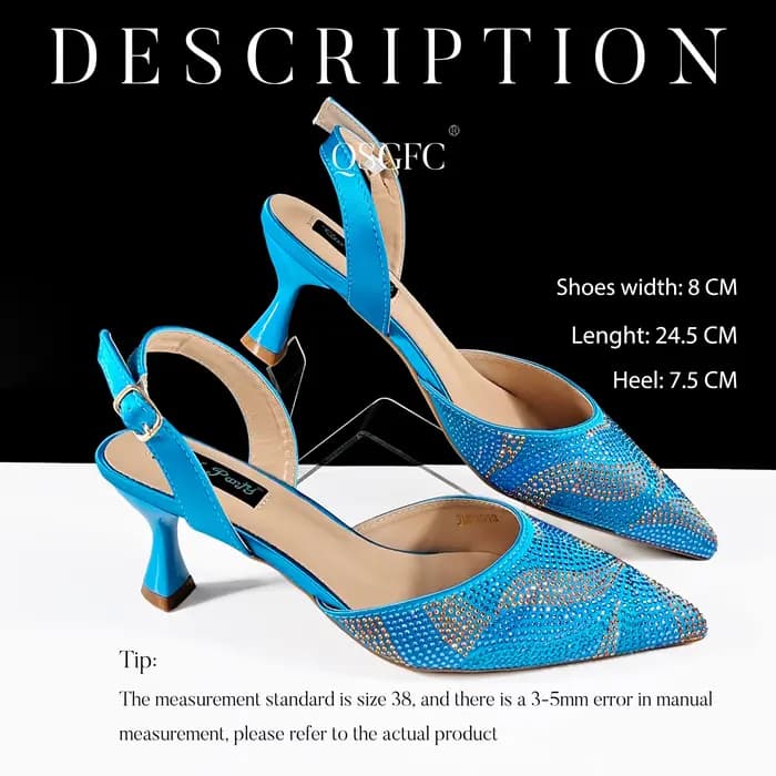 Élégance festive : Spot Goods Chaussures et sacs à la mode en Europe et en Amérique Chaussures et sa