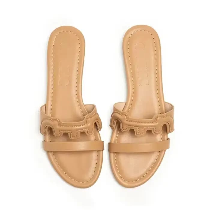 Sandales d'extérieur pour femmes de la marque CH, style plage, design classique à sangle unique, ton