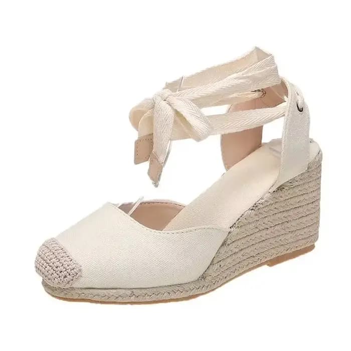 Nouvelles sandales espadrilles à bride cheville pour femme 2026 – Chaussures décontractées d'été res