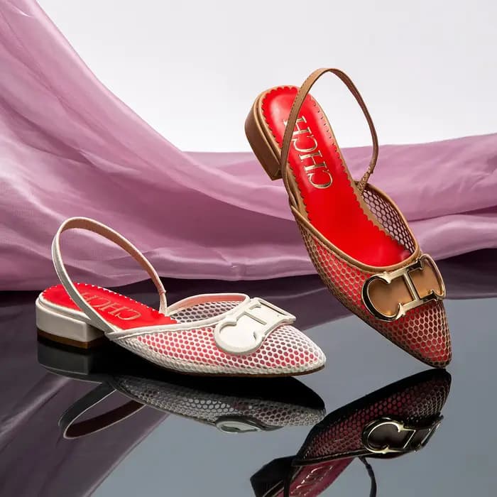 Chaussures simples à talons bas pour femmes, Design en maille, fabrication exquise, sandales simples