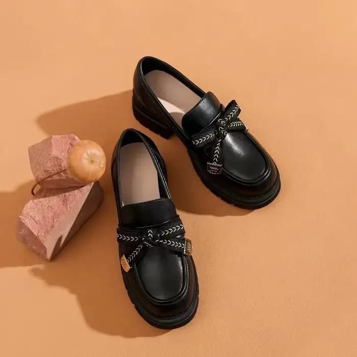 Escarpins à plateforme Kawaii pour dames, chaussures de soirée avec nœud, chaussures pour femmes, ch
