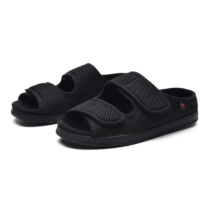 Chaussures confortables et respirantes à enfiler pour pieds larges, avec empeignes ouvrables, semell