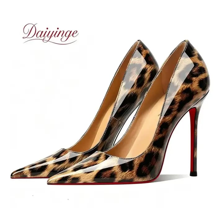 Escarpins à talons hauts pour femmes 2026, nouvelle collection de luxe, semelles rouges, talons aigu