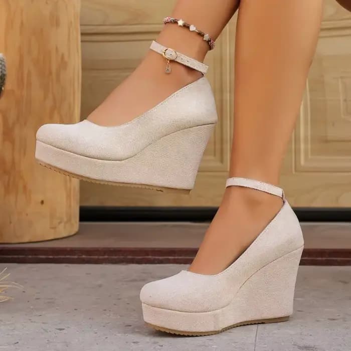 Chaussures simples à talons mi-hauts peu profonds pour femmes, grande taille, nouvelle collection d'