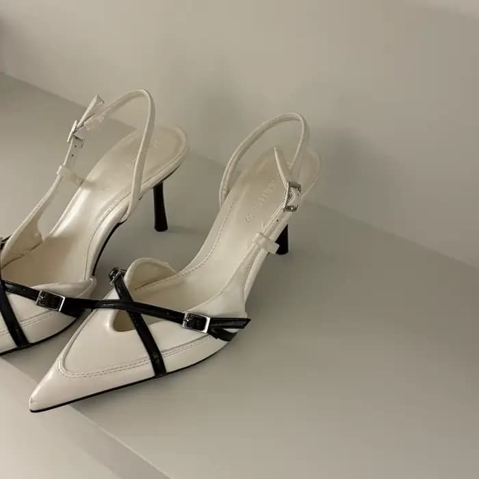Nouvelles sandales pour femmes 2026 – Élégantes, à boucle, de créateur, à talons hauts et bout point